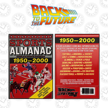 Back to the Future Part II Limited Edition Sports Almanac Ingot Commemorative Ingot Fanattik