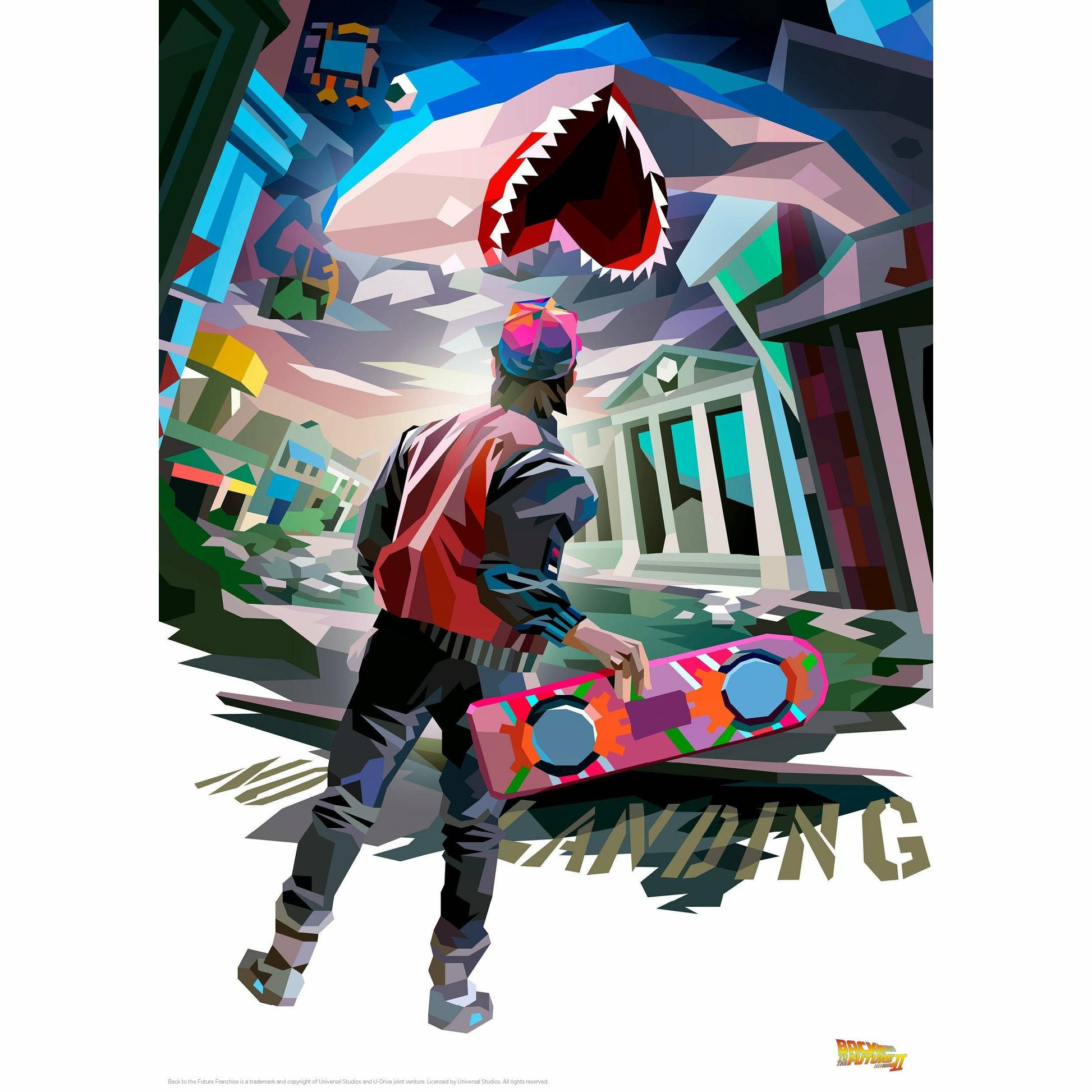 Back to the Future Part II "Fake Shark" Limited Edition Commemorative Print Art Print Fanattik