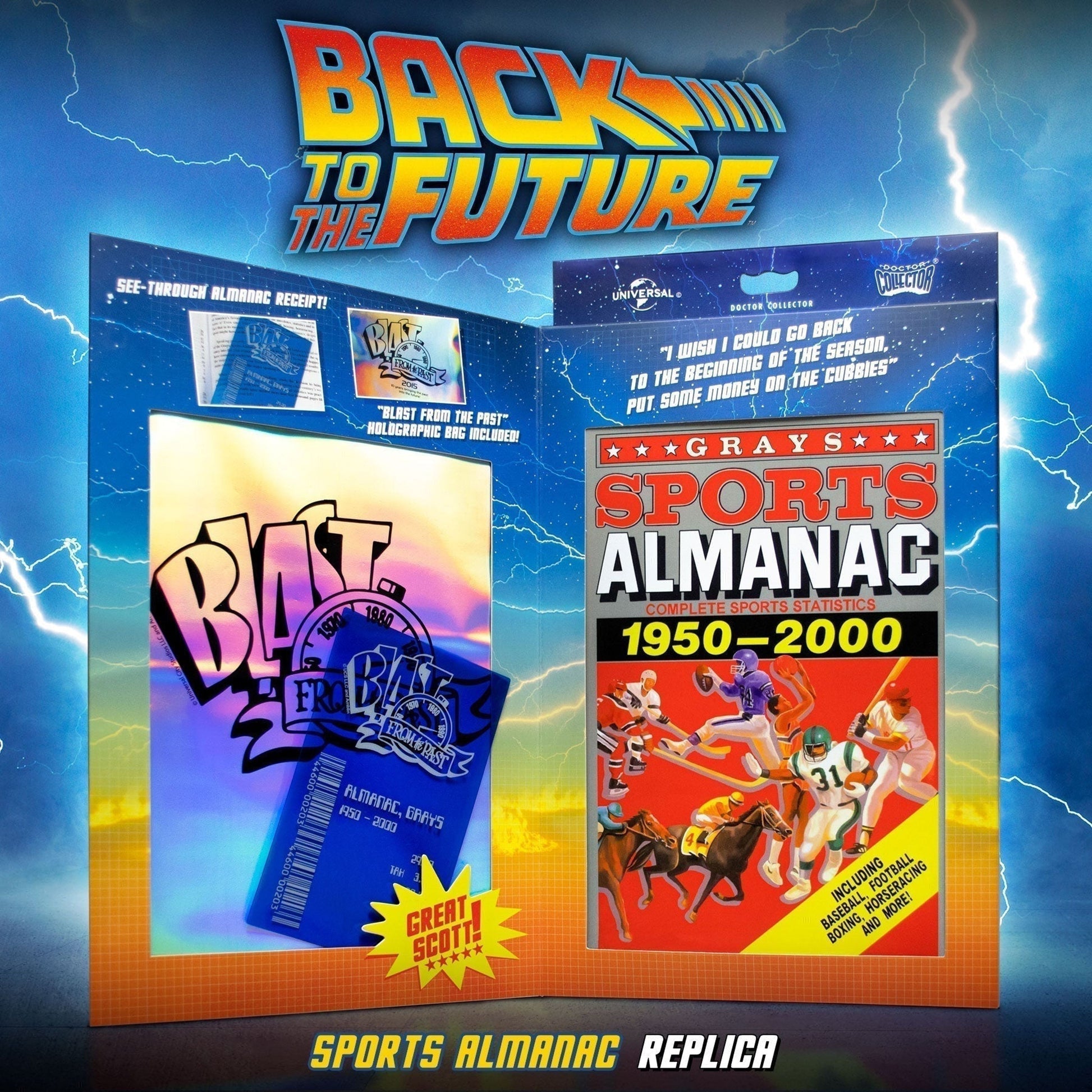 Back to the Future Part II "Grays Sports Almanac" prop replica Prop Replica Doctor Collector