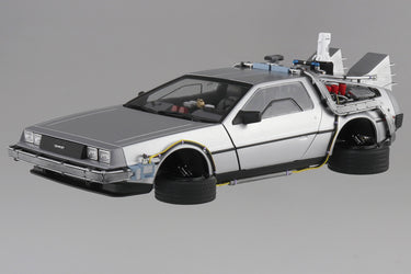 Back to the Future Part II DeLorean Time Machine 1:24 Scale Model Kit [PRE-ORDER: Expected Availability March 2025!] Model Kit Aoshima