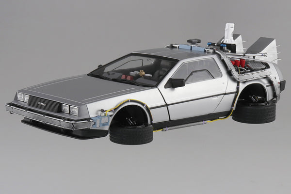 Back to the Future Part II DeLorean Time Machine 1:24 Scale Model Kit [PRE-ORDER: Expected Availability March 2025!] Model Kit Aoshima