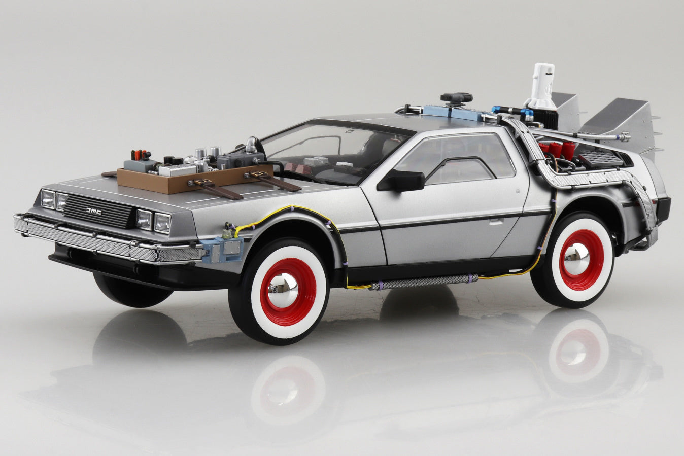 Back to the Future Part III DeLorean Time Machine 1:24 Scale Model Kit [PRE-ORDER: Expected Availability August 2025!] Model Kit Aoshima