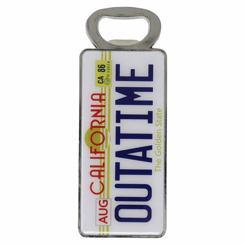 Back to the Future OUTATIME License Plate Bottle Opener Bottle Opener Fanattik