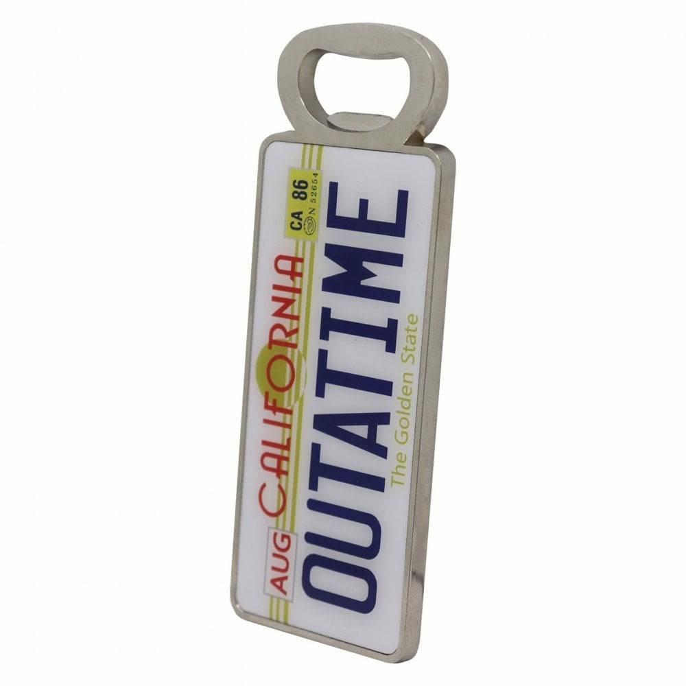 Back to the Future OUTATIME License Plate Bottle Opener Bottle Opener Fanattik