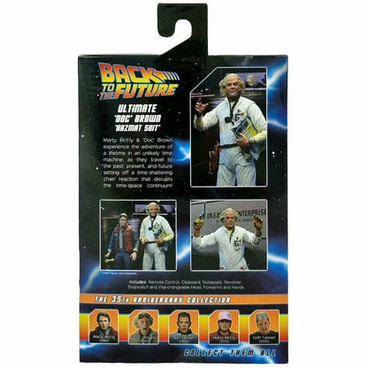 NECA Back to the Future 7" Scale Action Figure - Ultimate Doc Brown (1985 "Hazmat Suit") Action Figure NECA