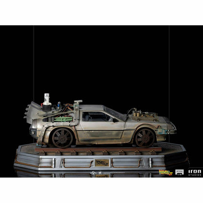 Iron Studios Back to the Future Part III DeLorean 1:10 Scale Statue Statue Iron Studios