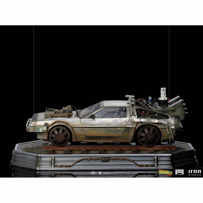 Iron Studios Back to the Future Part III DeLorean 1:10 Scale Statue Statue Iron Studios