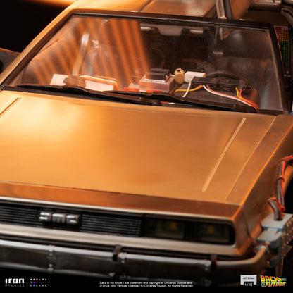 Iron Studios Back to the Future DeLorean 1:10 Scale Statue Statue Iron Studios