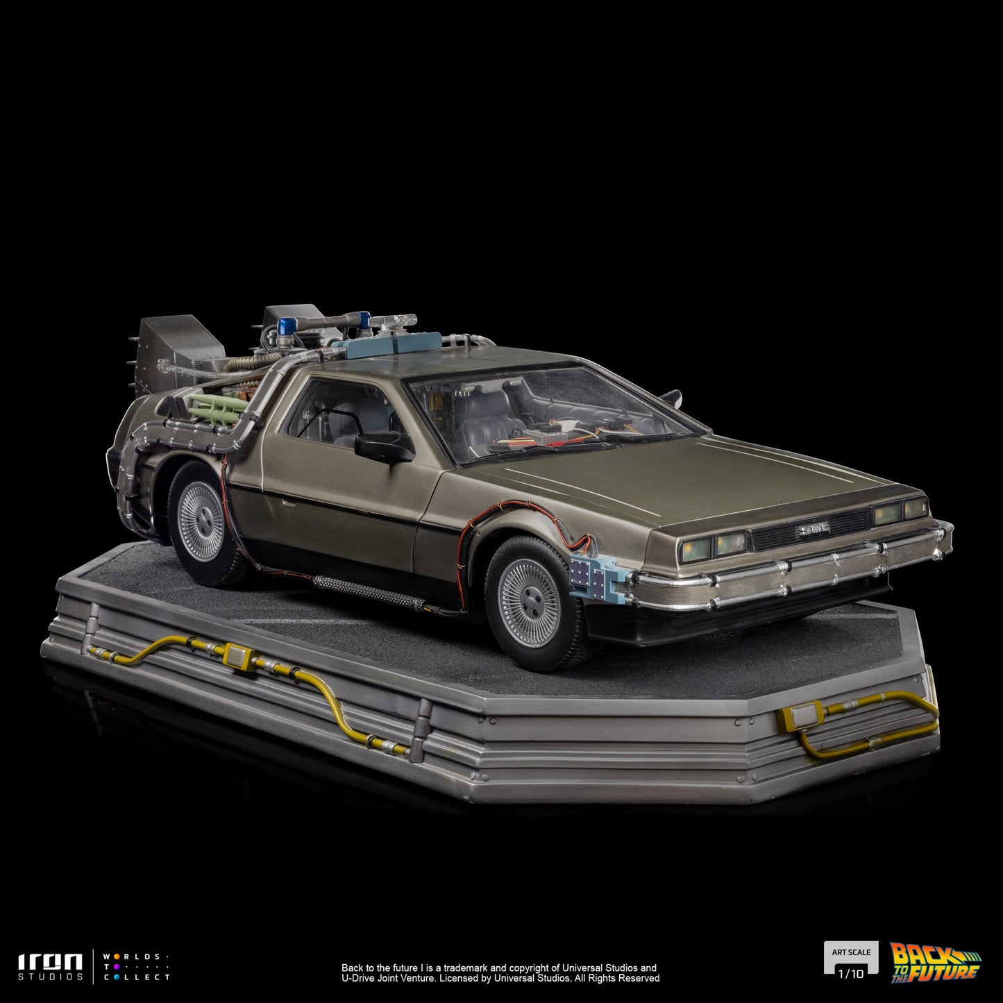 Iron Studios Back to the Future DeLorean 1:10 Scale Statue Statue Iron Studios