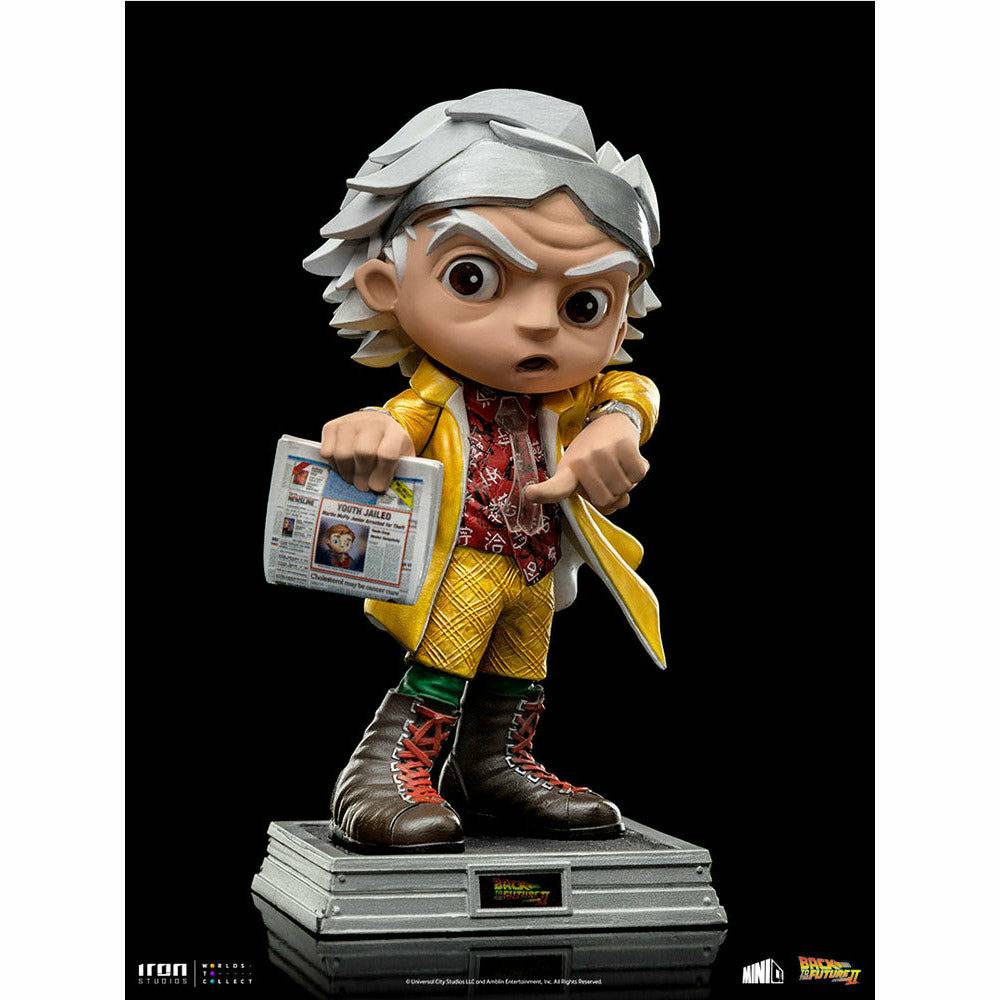 Iron Studios Back to the Future Part II Doc Brown Mini Co. Collectible Figure Statue Iron Studios