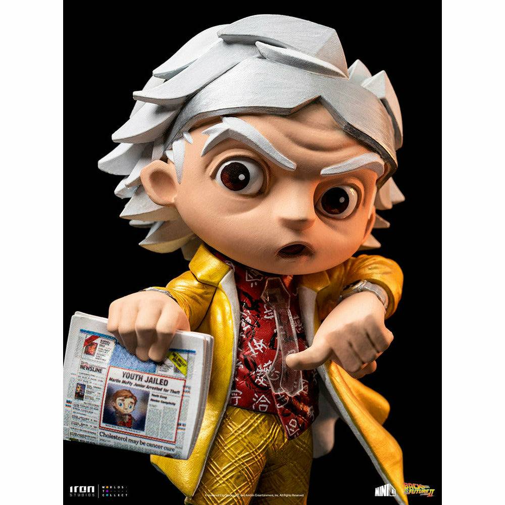 Iron Studios Back to the Future Part II Doc Brown Mini Co. Collectible Figure Statue Iron Studios