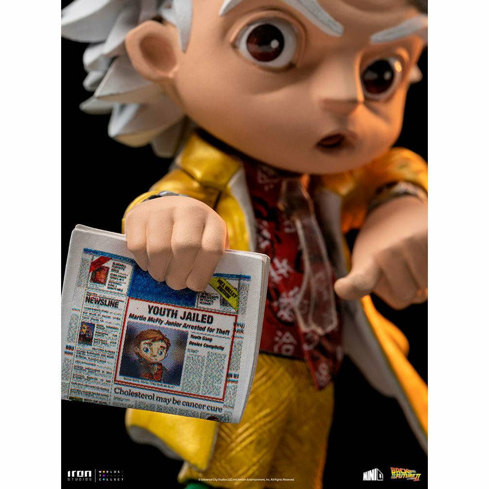 Iron Studios Back to the Future Part II Doc Brown Mini Co. Collectible Figure Statue Iron Studios