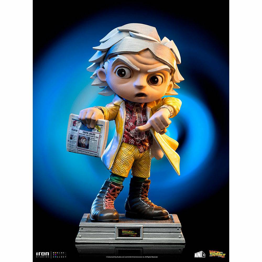 Iron Studios Back to the Future Part II Doc Brown Mini Co. Collectible Figure Statue Iron Studios