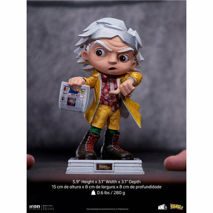 Iron Studios Back to the Future Part II Doc Brown Mini Co. Collectible Figure Statue Iron Studios