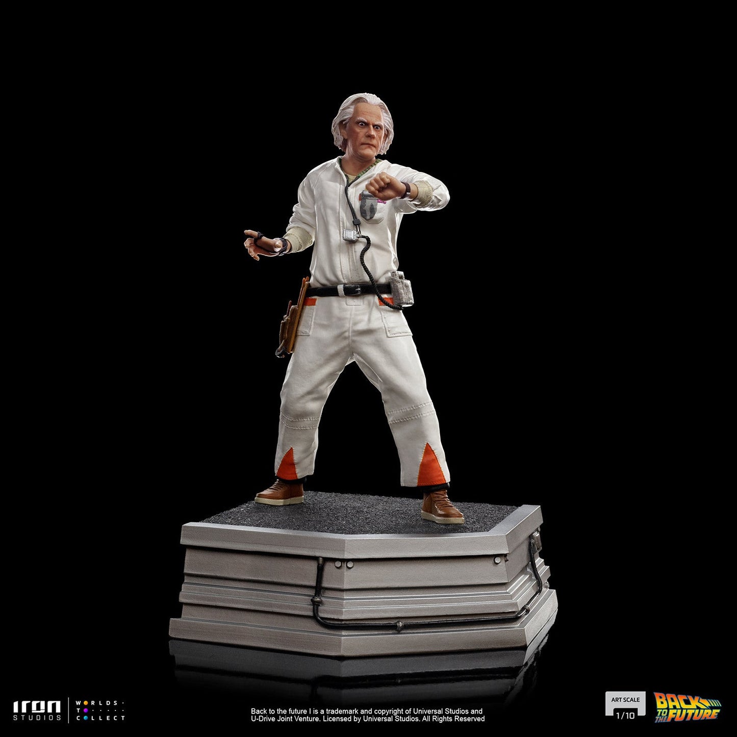 Iron Studios Back to the Future Doc Brown 1:10 Scale Statue Statue Iron Studios