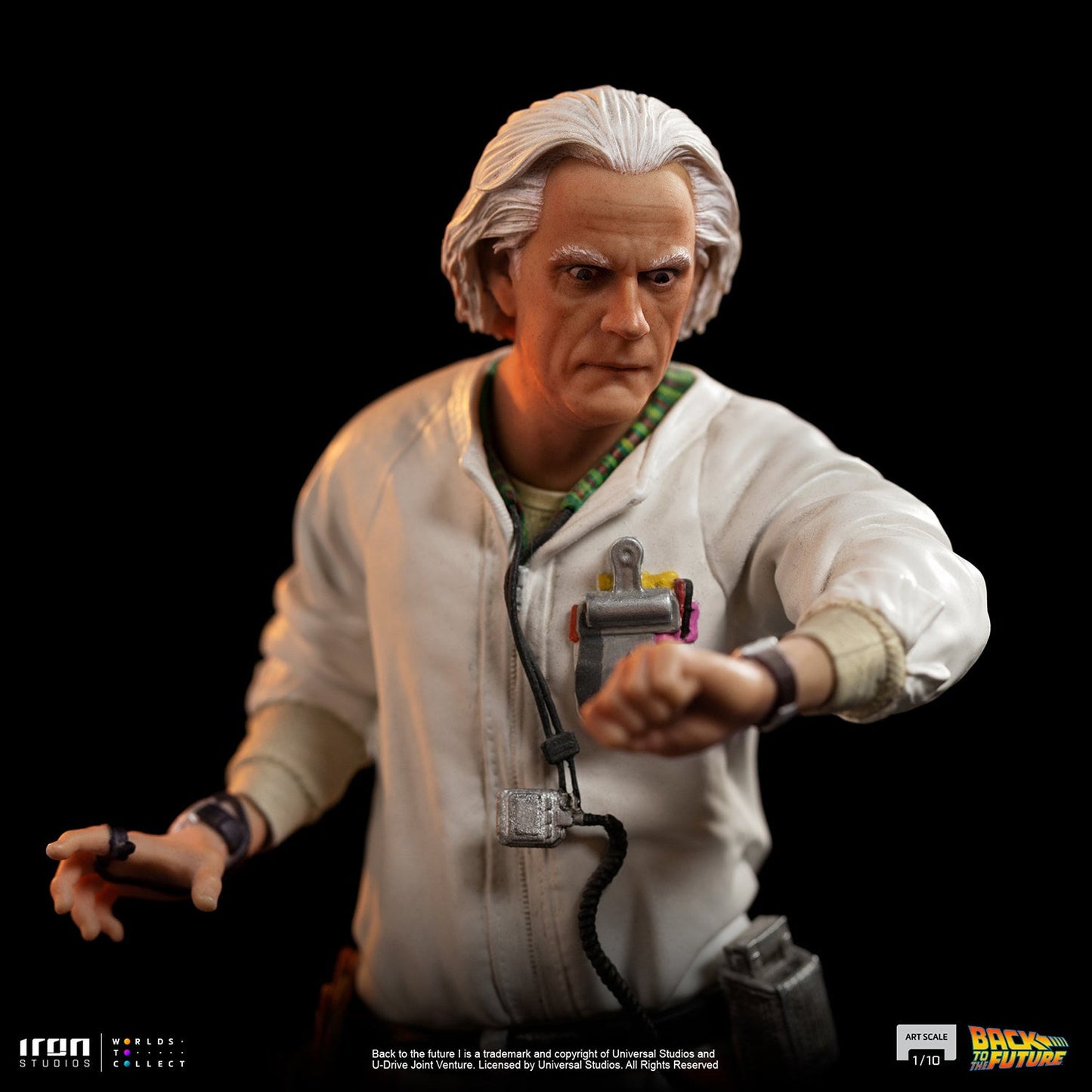 Iron Studios Back to the Future Doc Brown 1:10 Scale Statue Statue Iron Studios