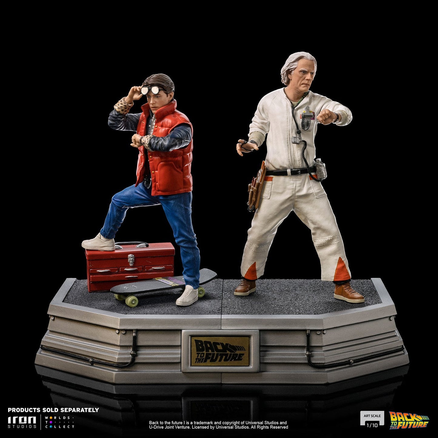 Iron Studios Back to the Future Doc Brown 1:10 Scale Statue Statue Iron Studios