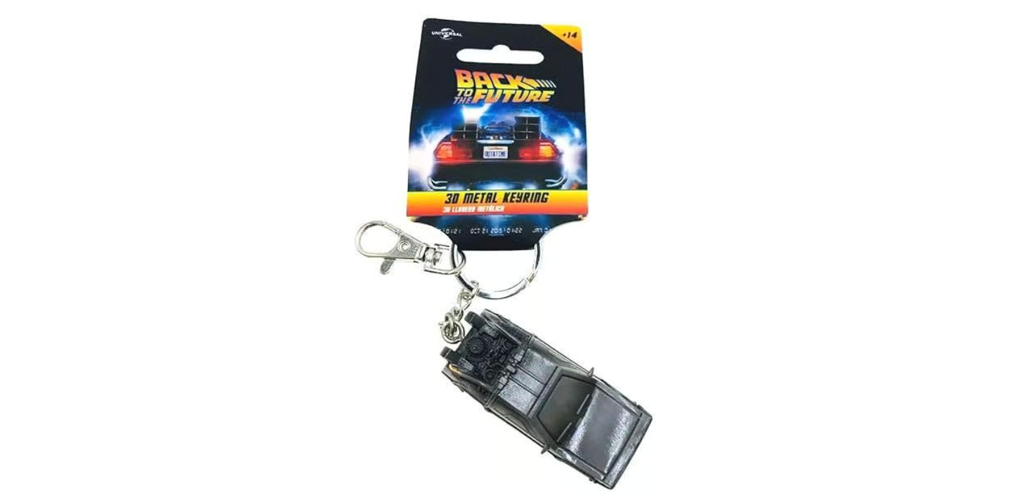 Back to the Future DeLorean 3D Keyring Keychain SD Toys