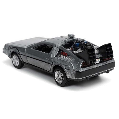 Back to the Future die-cast 1:32 scale "Hollywood Rides" DeLorean Time Machine Die-cast Model Cars Jada Toys