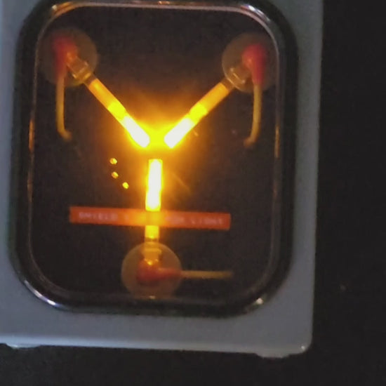 Back to the Future Miniature Light-Up Flux Capacitor with Sound Desk Toy Running Press