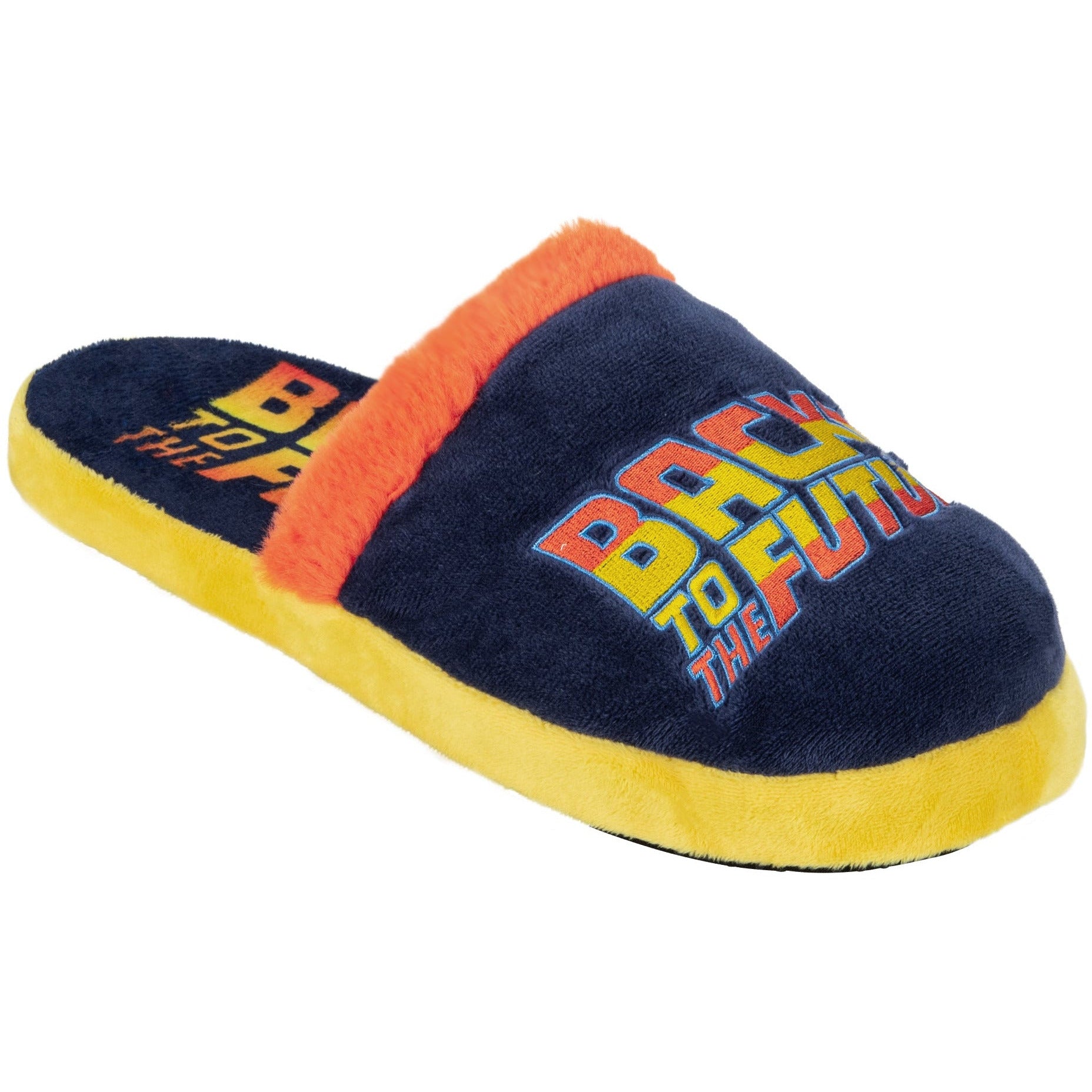 Back to the Future Fuzzy Slides Slippers Odd Sox